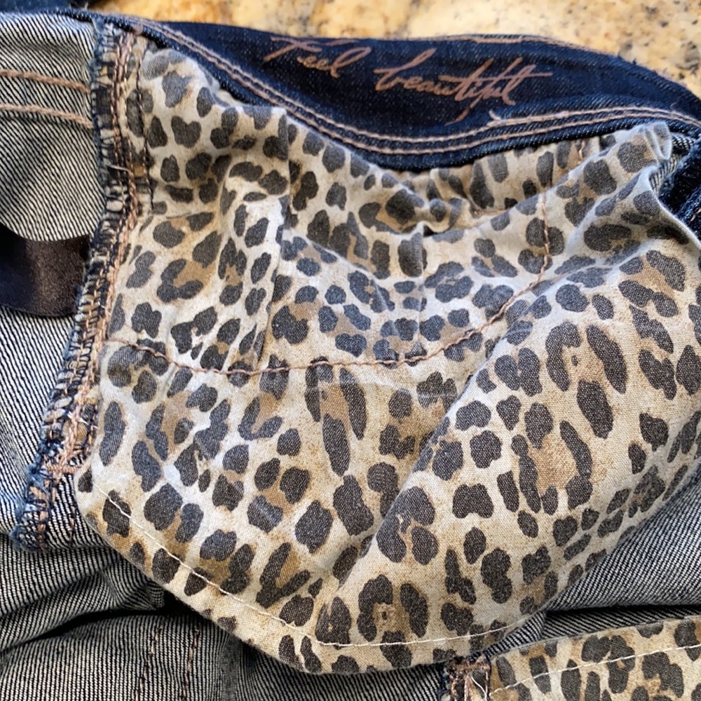 White House Black Market Dark Blue Boot Cut Jeans - Picture 6 of 6